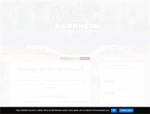 Tablet Screenshot of msc-berkheim.de